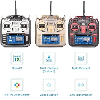 RADIOMASTER Transmissor TX16S MAX Edition Carbon Gold Silver